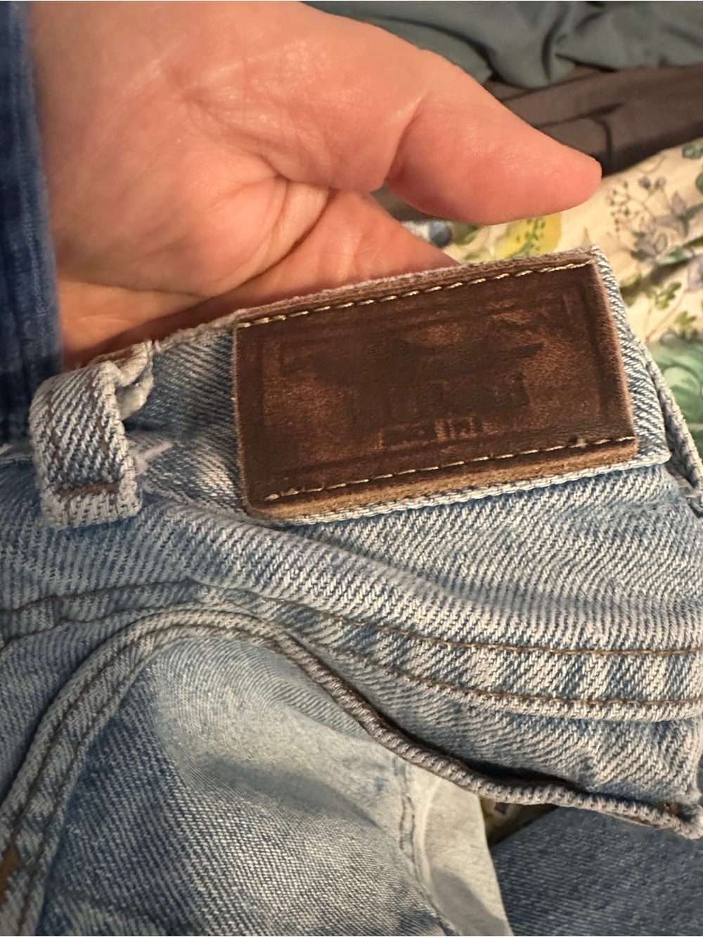 Vintage LL Bean Double L Relaxed Fit Jeans 36x30 Distressed Worn Faded 90s Denim - Picture 5 of 10